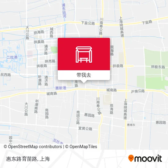 惠东路育苗路地图
