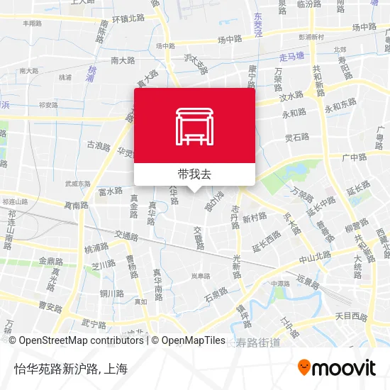 怡华苑路新沪路地图