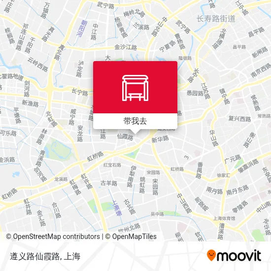 遵义路仙霞路地图