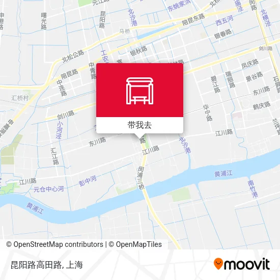昆阳路高田路地图