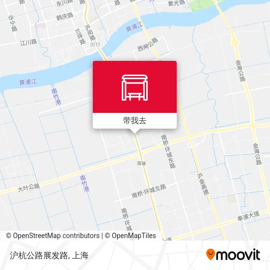 沪杭公路展发路地图