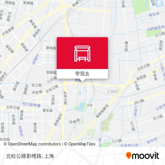北松公路影维路地图
