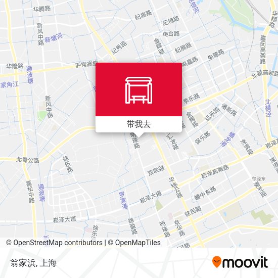翁家浜地图