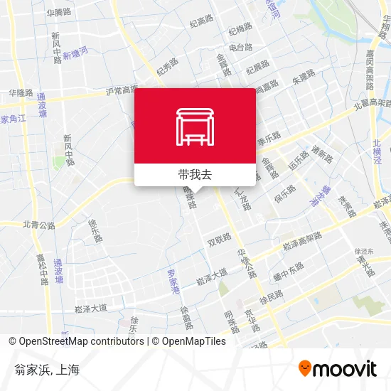 翁家浜地图