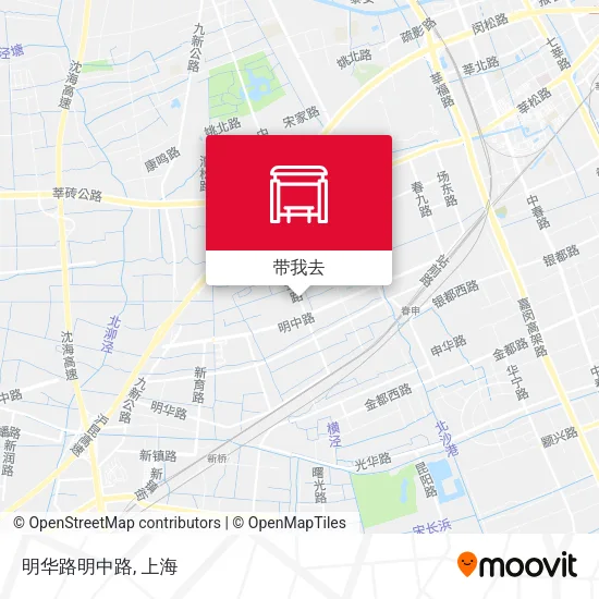 明华路明中路地图