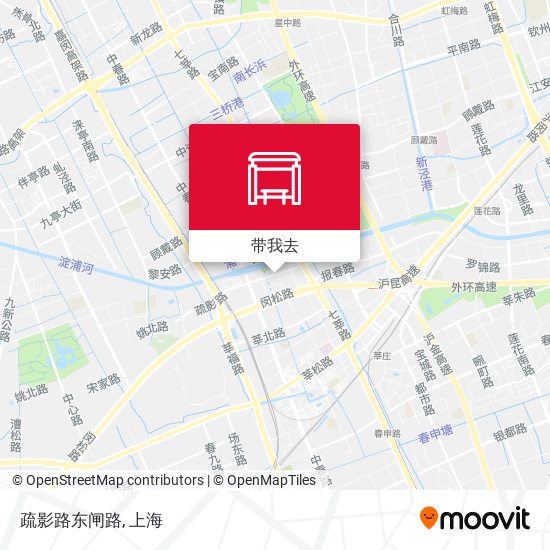 疏影路东闸路地图
