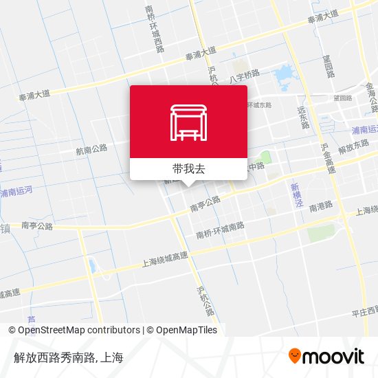 解放西路秀南路地图