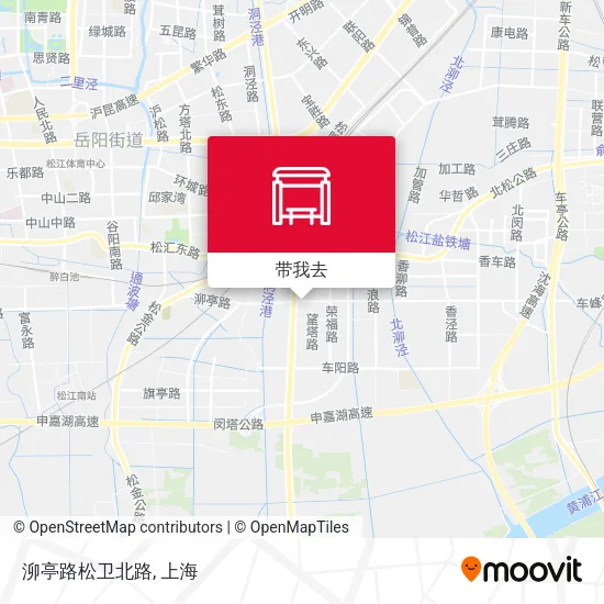 泖亭路松卫北路地图
