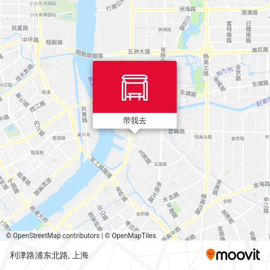 利津路浦东北路地图