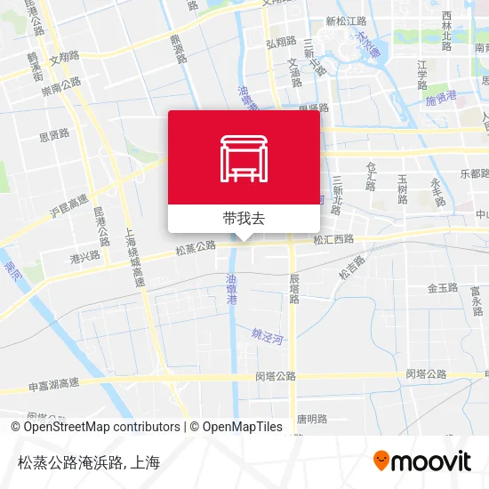 松蒸公路淹浜路地图
