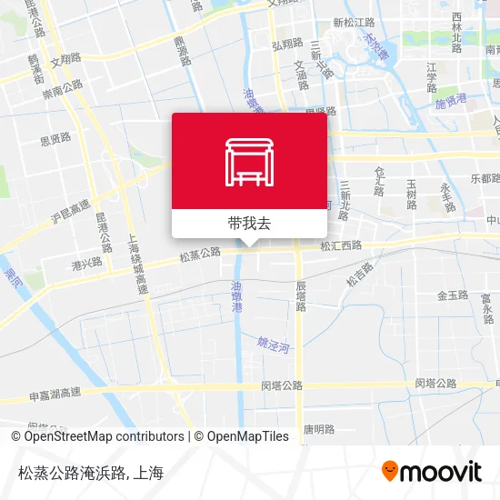 松蒸公路淹浜路地图