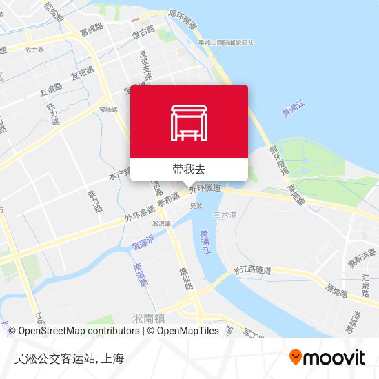 吴淞公交客运站地图