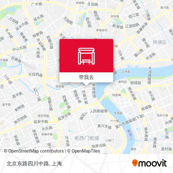 北京东路四川中路地图