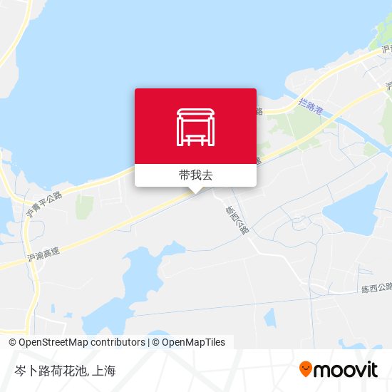 岑卜路荷花池地图
