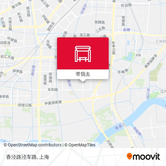 香泾路泾车路地图