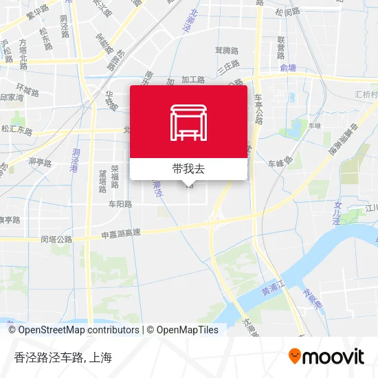 香泾路泾车路地图