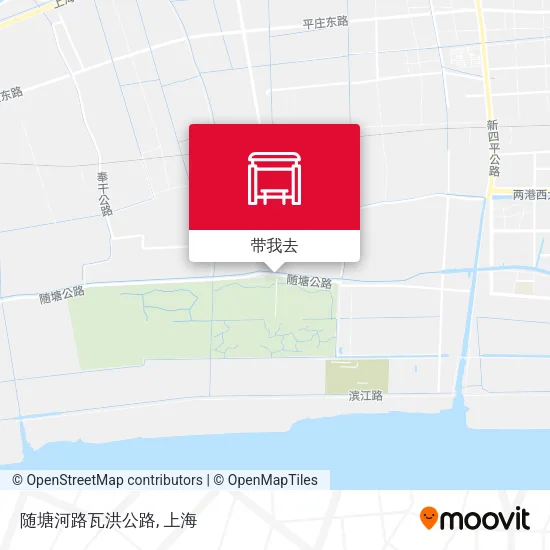 随塘河路瓦洪公路地图