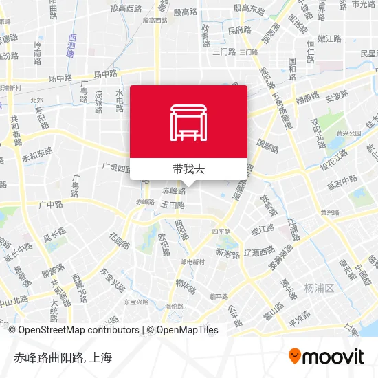 赤峰路曲阳路地图