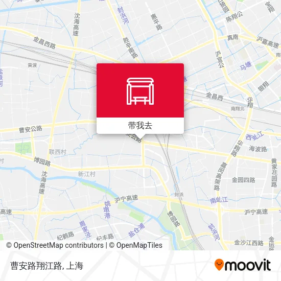 曹安路翔江路地图