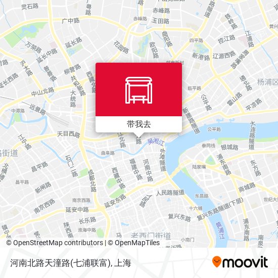 河南北路天潼路(七浦联富)地图