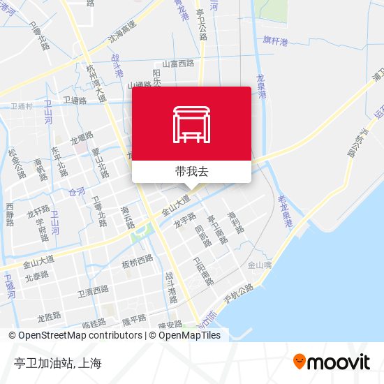 亭卫加油站地图