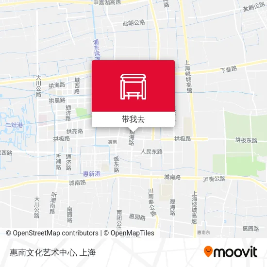 惠南文化艺术中心地图