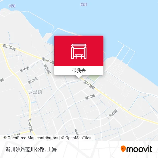 新川沙路蕰川公路地图