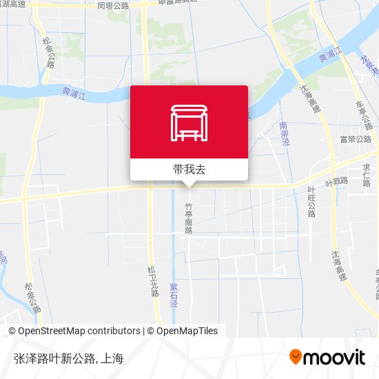 张泽路叶新公路地图