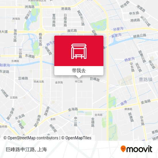 巨峰路申江路地图