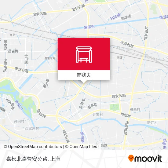 嘉松北路曹安公路地图