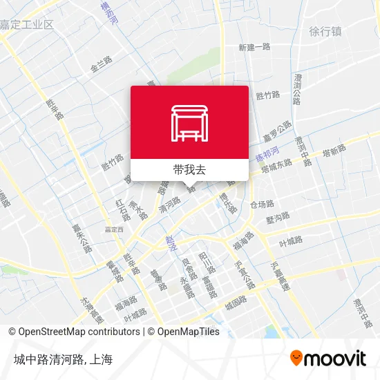 城中路清河路地图