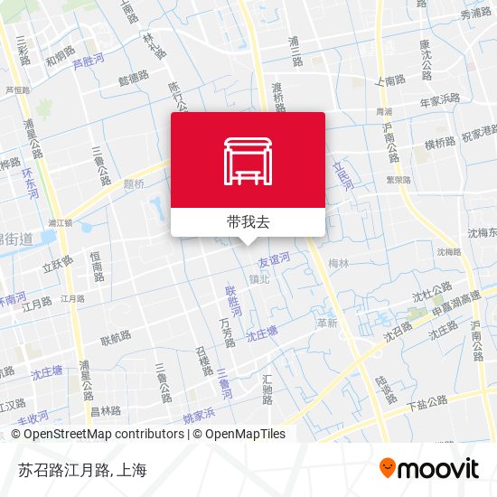 苏召路江月路地图