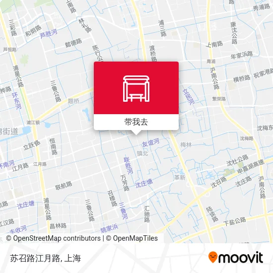 苏召路江月路地图