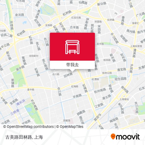 古美路田林路地图