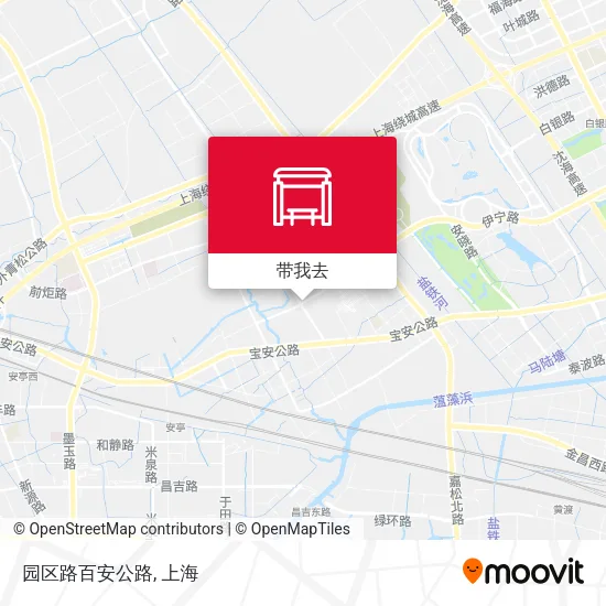 园区路百安公路地图