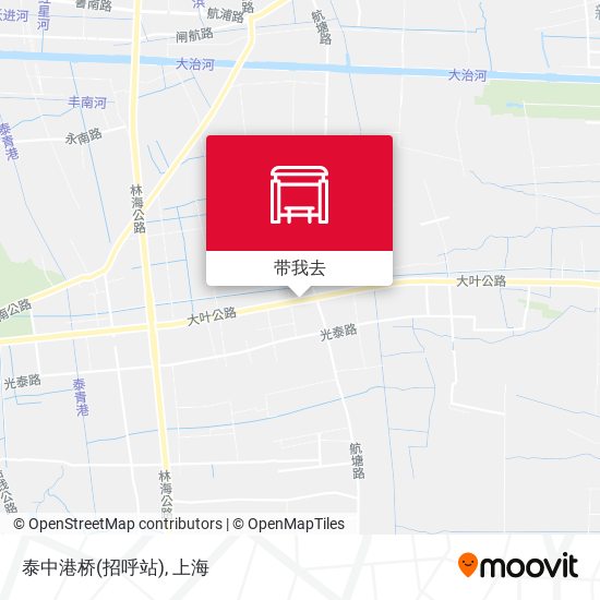 泰中港桥(招呼站)地图