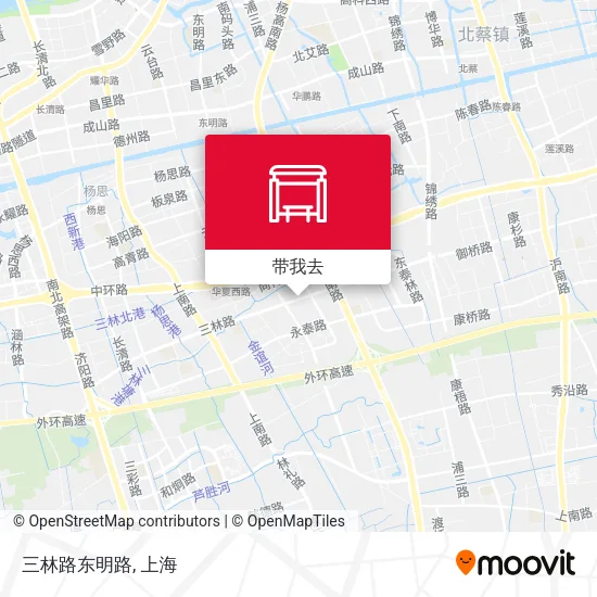 三林路东明路地图