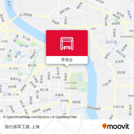 殷行路军工路地图