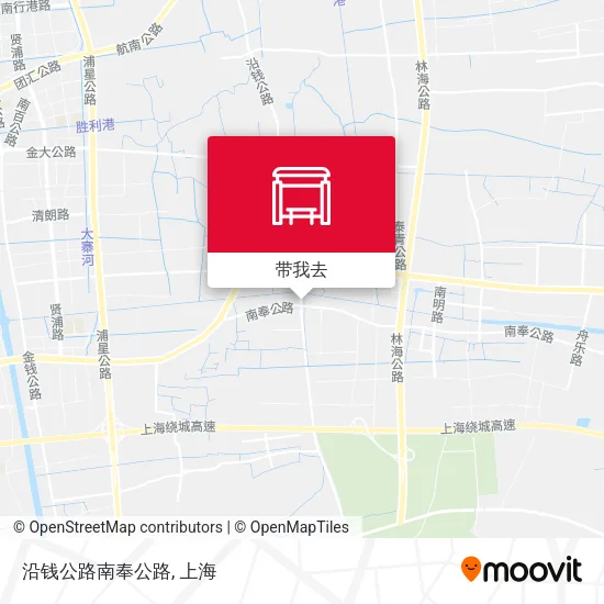 沿钱公路南奉公路地图