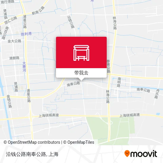 沿钱公路南奉公路地图