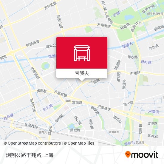 浏翔公路丰翔路地图