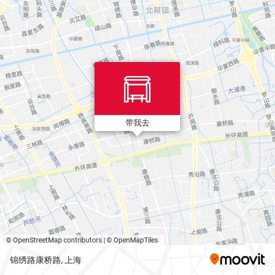 锦绣路康桥路地图