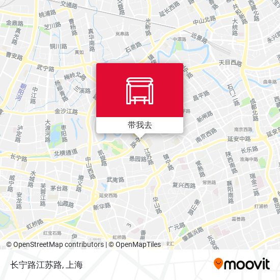 长宁路江苏路地图