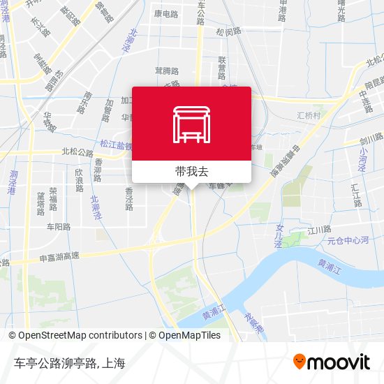 车亭公路泖亭路地图
