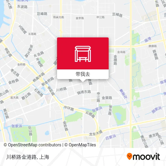 川桥路金港路地图