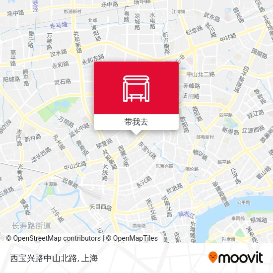 西宝兴路中山北路地图