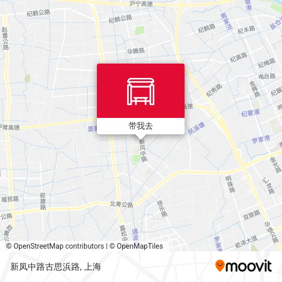 新凤中路古思浜路地图