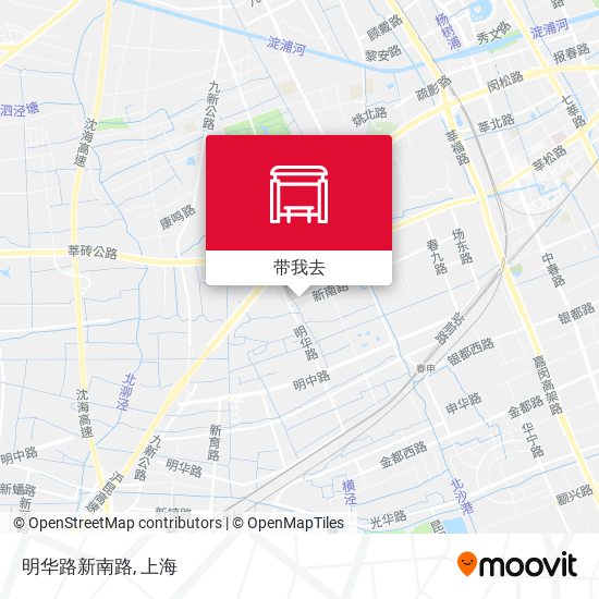 明华路新南路地图