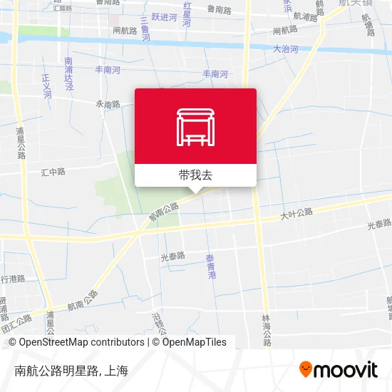 南航公路明星路地图
