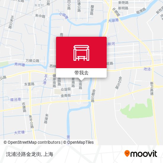 沈浦泾路金龙街地图
